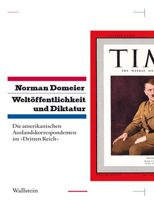 cover image of Weltöffentlichkeit und Diktatur.